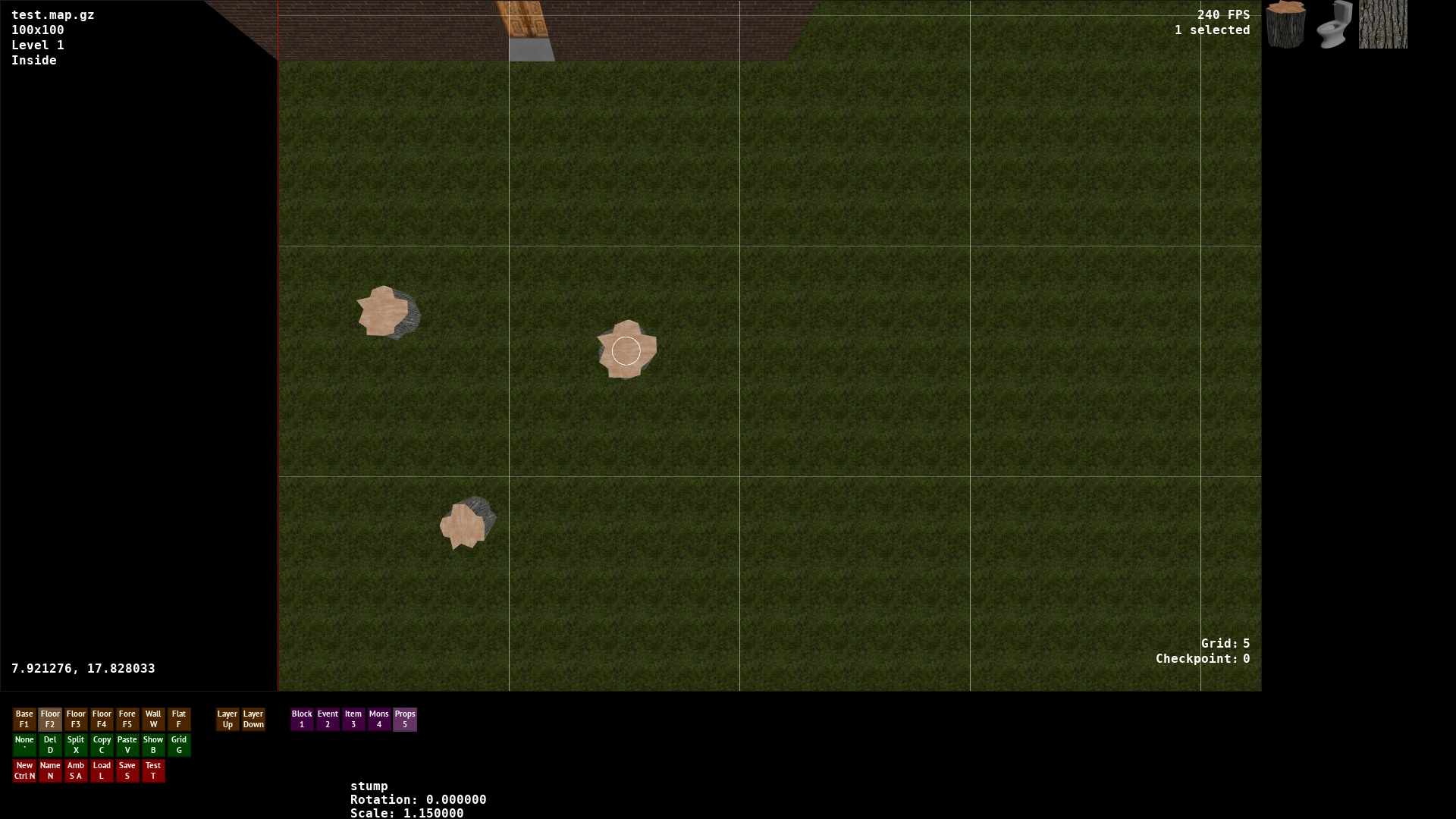 Placing some props