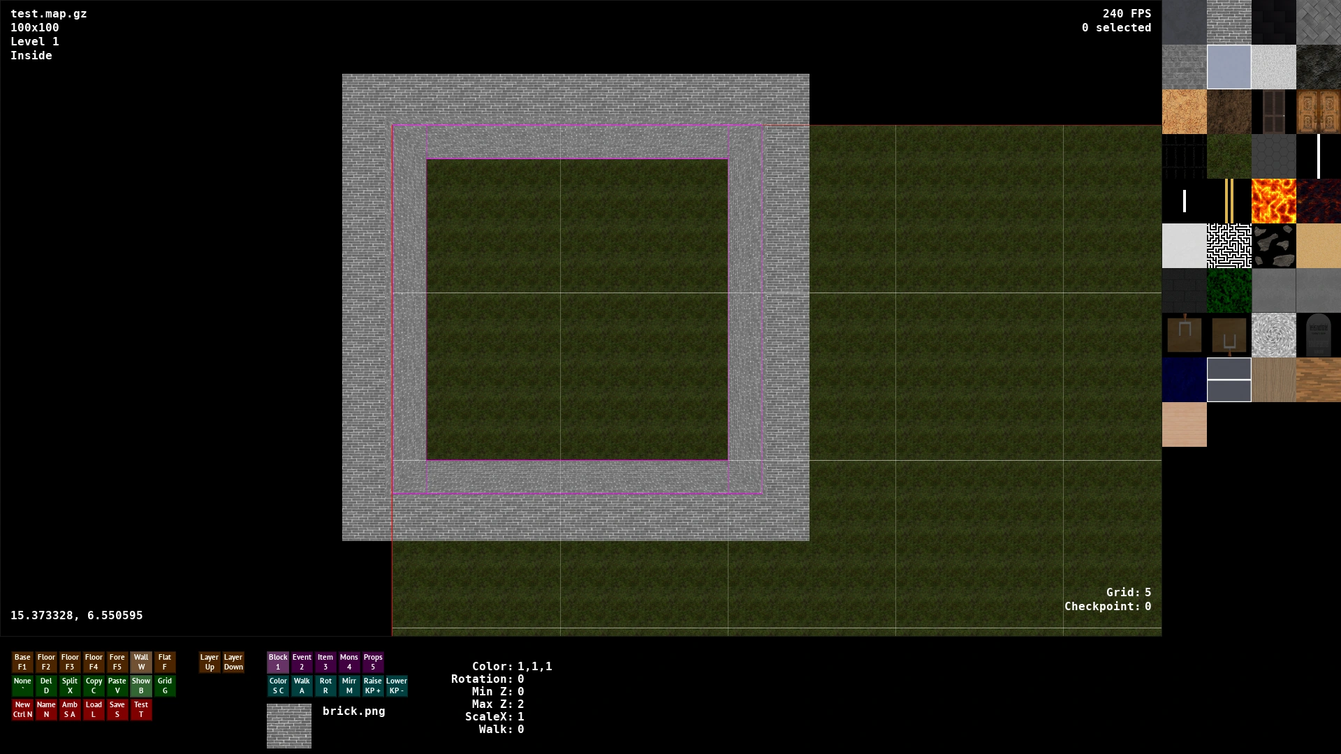 Creating brick walls